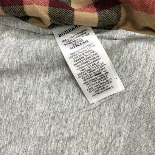 Bur秋冬连帽开衫双层卫衣！暗红 深蓝 黑色和灰色。 自己备注号码颜色。 商品图12