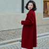 西子/梅花烙羊绒羊毛莱赛尔手缝双面呢大衣/DYXS0425 商品缩略图2