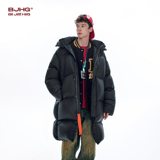 BJHG不计后果长款羽绒服男款冬季新款情侣90鸭绒加厚外套防寒服女 商品图4
