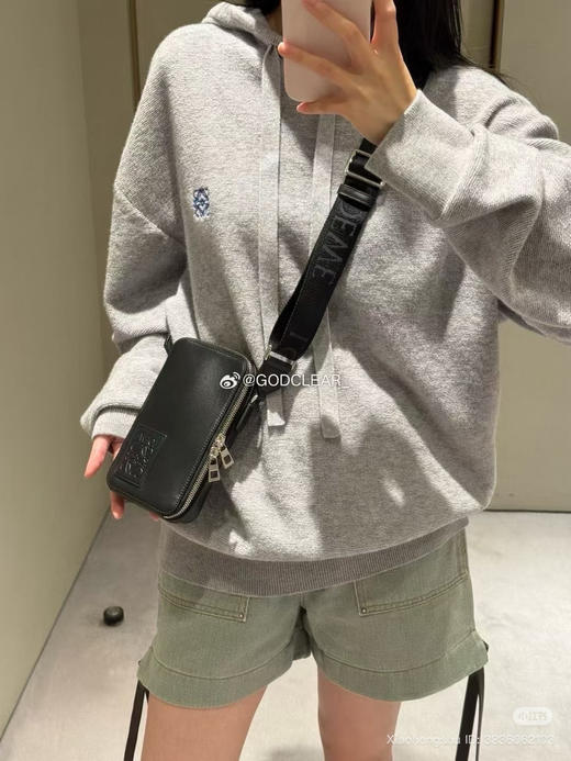 1030-2 纯圆正 25新款新色 lew刺绣徽标 羊毛圈圈 男女同款连帽衫 商品图9