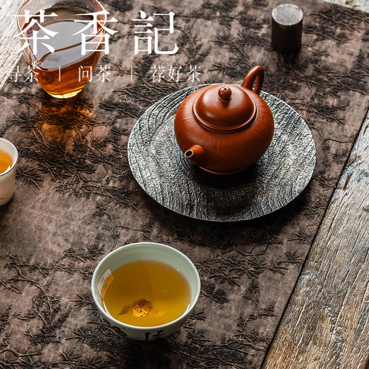 茶香记香云纱古风双面茶席65*33cm茶席布中式茶台桌布茶道零配 商品图3