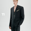 启世录TIWILLTANG“致御格际”金属标无领西装西裤套装 商品缩略图2