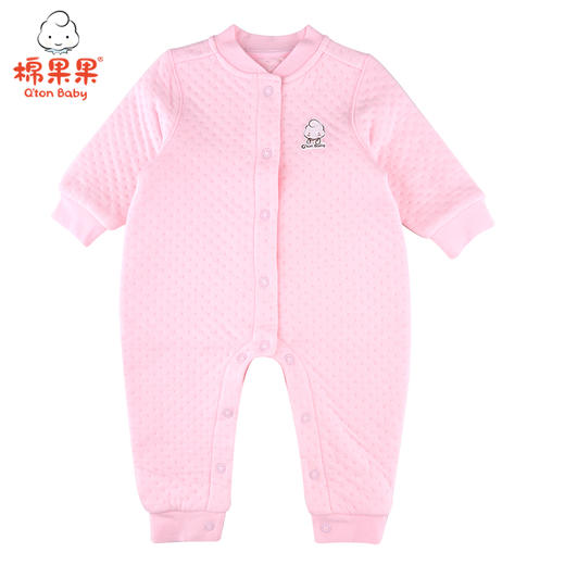 棉果果女童女宝66-90连体衣、80-130码套头套装多款春秋内衣家居氨棉纯棉莫代尔暖绒棉165元2套连体衣、套头套装 商品图7