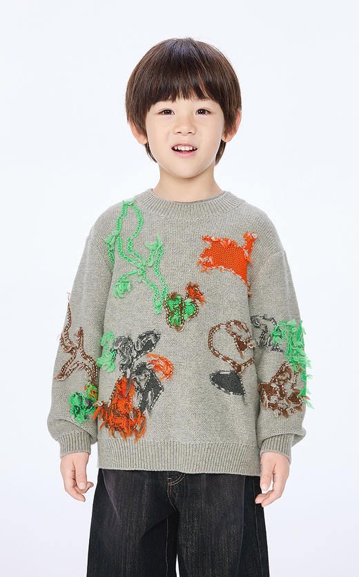 jnby  25年冬款  长袖套头毛衫  1P0310220 商品图7