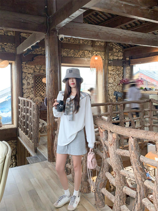 【129元任选2件】最后一波现货！韩版长袖T恤打底慵懒风宽松 商品图7