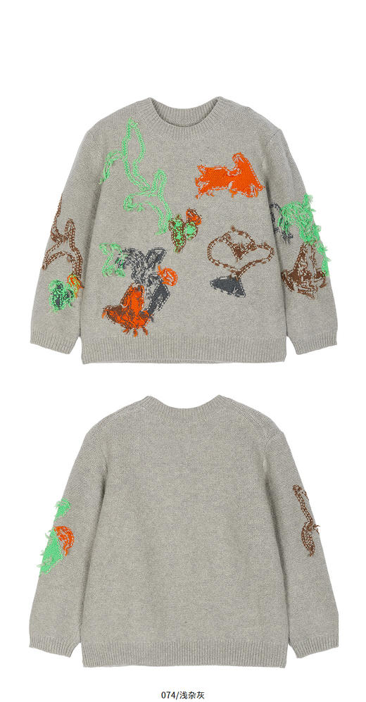 jnby  25年冬款  长袖套头毛衫  1P0310220 商品图10