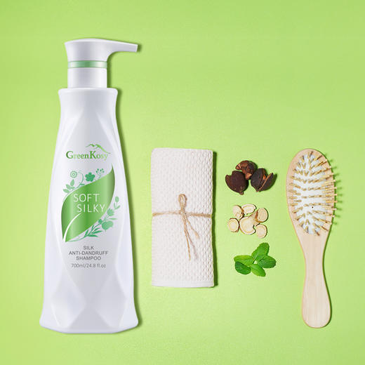 绿色溪谷柔炫洗发水(700ml)2瓶+茶树/橙花舒爽沐浴露1瓶  国产/进口版本随机发 商品图8