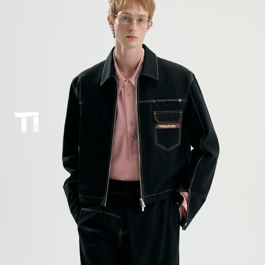 启世录TIWILLTANG“匿影藏踪”都士锋线冗余维度战术褶裥褶皱夹克 商品图0