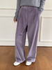 杨采钰法国𝐁𝐒灯芯绒紫色直筒裤阔腿裤101708 商品缩略图11