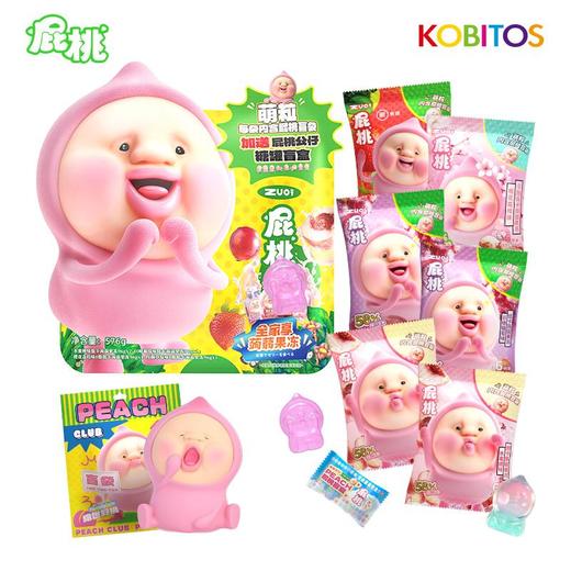 zuo一下屁桃全家享蒟蒻果冻大礼包576g/袋 商品图2