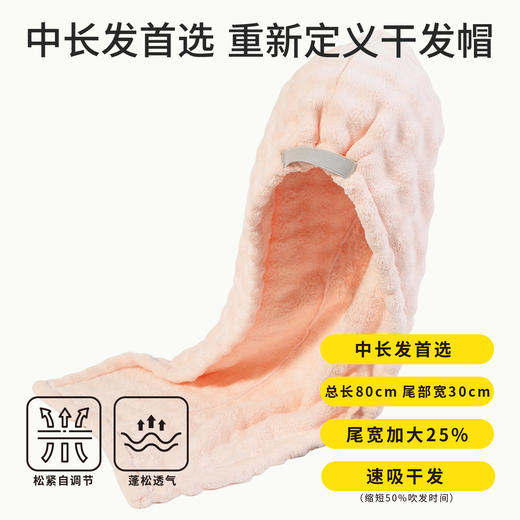 【速吸Pro干发帽】7A抗菌更宽更厚更大瞬吸干发中长发必备纪念日百货门店同款167395083 商品图0