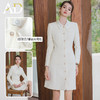AD气质名媛范小香风连衣裙女高端醋酸立领长袖连身裙2024秋季新款 商品缩略图2