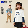 [泰迪熊联名IP]迷你巴拉男女童长袖T恤儿童假两件2025秋新品 商品缩略图1