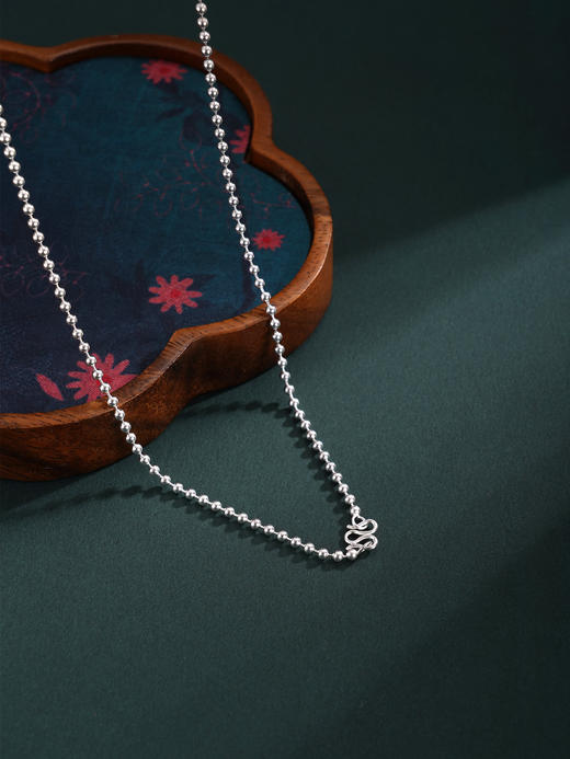 子佩集S990银【长沙枫景】套链项链【DSDZ008】纯银花丝珐琅彩大师工坊原创作品2510 商品图10