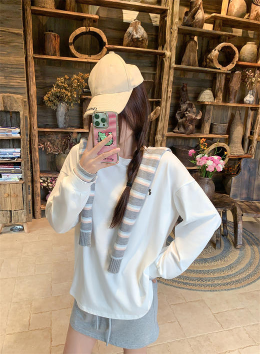 【129元任选2件】最后一波现货！韩版长袖T恤打底慵懒风宽松 商品图6