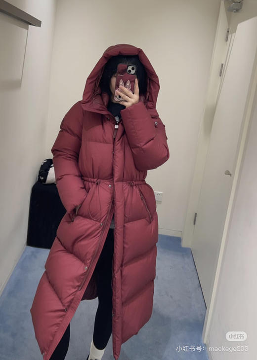 MACの+！巨显瘦，巨显高！刘浩存爆款，白鸭绒！800蓬，收腰时尚泡芙长款羽绒服 商品图12