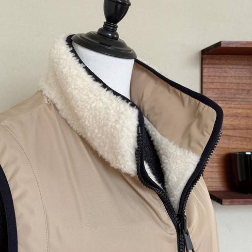 【澳洲品牌】EVERAU海盐椰丝100%羊毛正反两穿马甲EA8035 商品图5