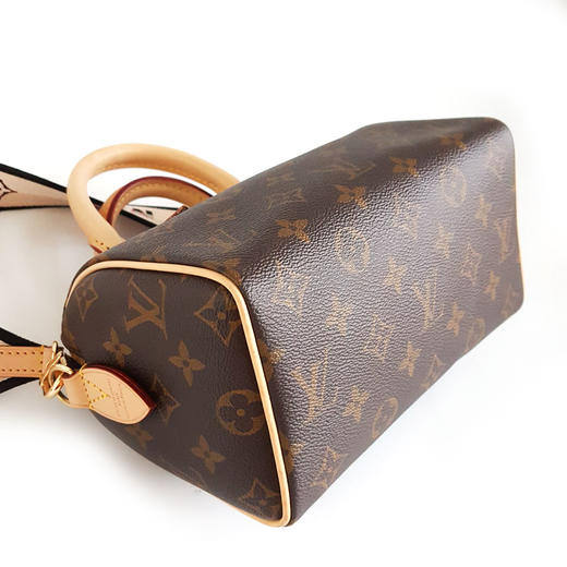 【98新】LV路易威登Speedy系列M46234老花黑肩带Speedy 20手提单肩包女士281025NJT02 商品图7