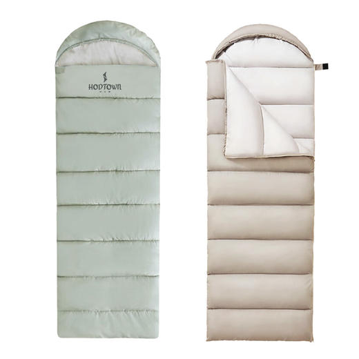 Hodtown何大屋舒逸睡袋 米黄/豆绿HDW1519—rxs 商品图7