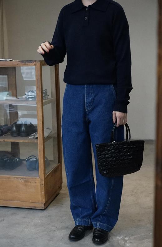 Studio Nicholson 圆弧裤脚扭缝牛仔裤(AKERMAN SNW - 1626)2色可选 商品图4