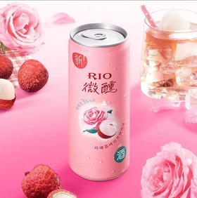锐澳 3度玫瑰荔枝味鸡尾酒(新老包装随机) 330ml/罐