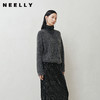 NEELLY纳俪商场同款冬新款时尚宽松V领毛衣女叠穿感户外通勤上衣N25103A01059 商品缩略图0