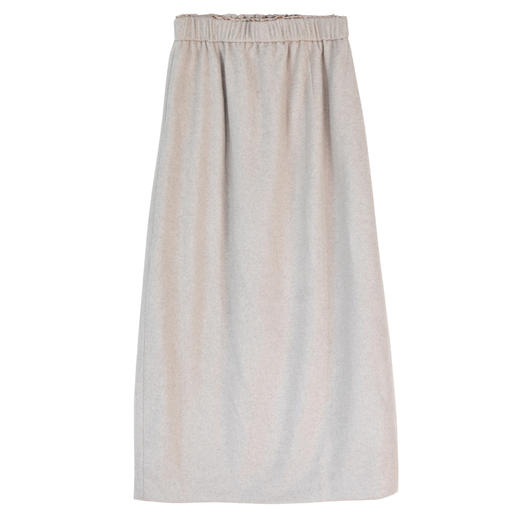 牧衣游原创 羊毛羊绒混纺毛呢半裙冬保暖厚实百搭直筒半身裙 壹素 商品图4