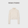 ROMI STUDIO100%雪尼尔纱线绒面绞花编织高领套头毛衫 RWCASZ3775 商品缩略图0