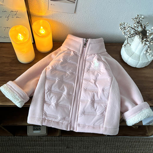 【YW】无忧购（拍大一码）儿童防寒奥粒绒拼接棉服韩版百搭保暖外套（截单后3-5天发货) 商品图8