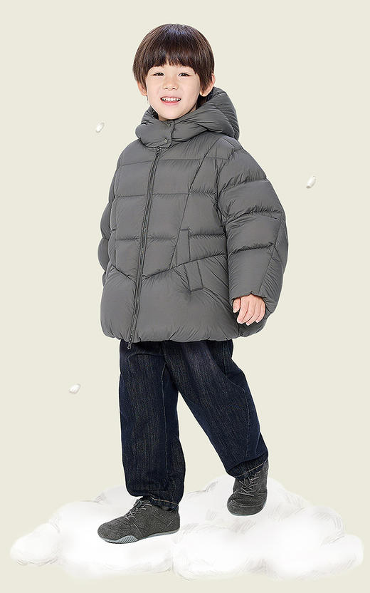 jnby  25年冬款  中长款羽绒服  1P0C11340 商品图0