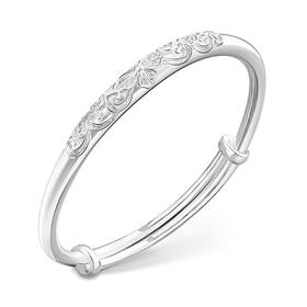 锦悦花容银手镯