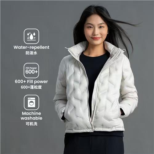 佐丹奴女装25年商场新款防风防污防水连帽外套05375609 商品图0