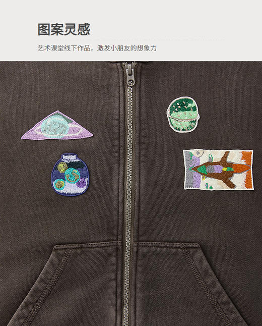 jnby  25年冬款  连帽开襟卫衣  1P0413570 商品图1