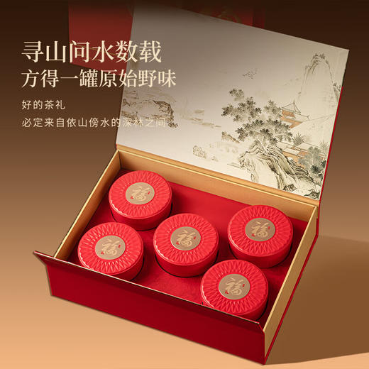 福东海 化橘红片300克礼盒【节日送礼】 正宗化州橘红果陈化干切片老桔红片化红橘手提礼袋 商品图2