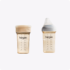 Hegen海格恩 模范学饮杯240ML （建议18个月以上）+ 240ML白色奶瓶（自带2段奶嘴） 商品缩略图0