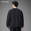 PINLI品立春季新款拼接贴袋圆领卫衣潮牌休闲宽松长袖上衣男B253109100 商品缩略图2