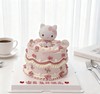 多款式~甜美复古粉色kitty卡通蛋糕-低糖处理无添加 商品缩略图2