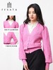 3楼FEXATA服饰(新百)     法式粉钻花簇针织开衫 商品缩略图1