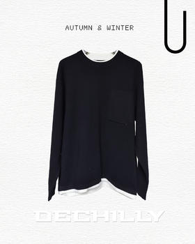 541443281假两件针织衫