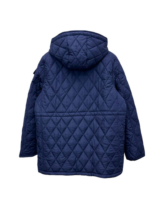 女款尼龙菱格连帽棉服外套la018 商品图1