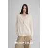MAISON CECILE两色|高支羊绒羊毛混纺软糯保暖极简拉链式针织开衫 商品缩略图2