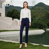 AD高端白色衬衫女秋季2023年新款时尚洋气修身高级感雪纺长袖衬衣 商品缩略图1