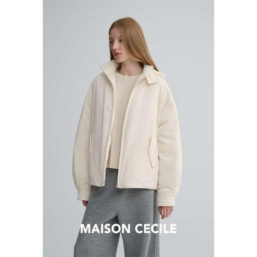 MAISON CECILE 90白鹅绒保暖舒适轻便型廓形夹克羽绒服外套 商品图1