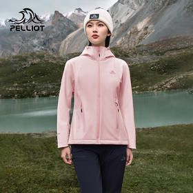 【风盾】伯希和软壳衣女新款户外防风夹克冲锋内胆轻量加绒外套