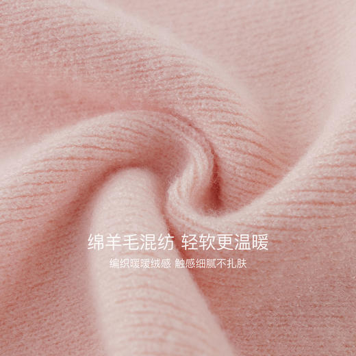 马克珍妮女童轻柔保暖绵羊毛针织衫2025年秋冬新款551821 商品图4