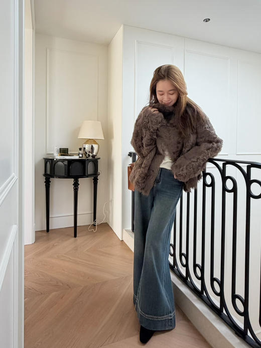 2510512   土耳其🇹🇷 双色 色织牛仔裤，时髦阔腿 商品图1