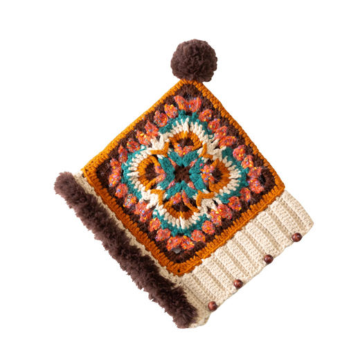 苏苏姐家幸运连帽套装手工diy钩针编织围巾帽子毛线团冬季材料包 商品图4