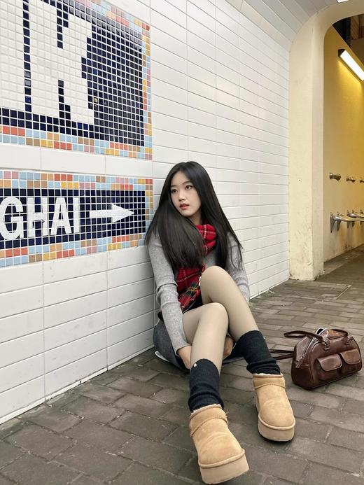 老米优品🎈 人手一双小土豆来啦！磨砂牛皮+羊毛一体《小土豆羊羔毛保暖勃肯鞋/雪地靴》加绒加厚保暖耐磨！ 商品图5