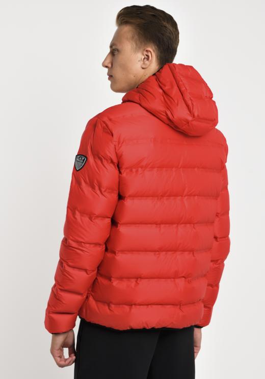 【超惠秒】Armani EA7运动休闲系列 抗寒保暖白鸭绒连帽羽绒服外套 98690 商品图2