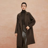 QH901斯尔丽25新款高支纯羊毛双面呢放松廓形设计感磨砂扣时尚大气大衣 商品缩略图3